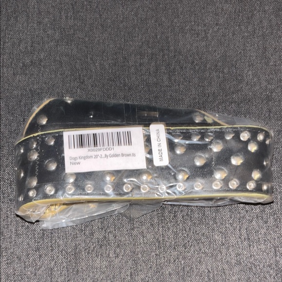 Other - Studded Dog Collar - Black and Silver